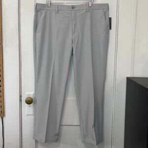 NWT Callaway Men's Opti-Dri Stretch Grey Golf Pants, UPF50, Size 40 W x 30 L
